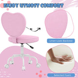 Heart Love Shaped Back Design Office Chair with Adjustable Height