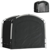 Bike Storage Shed Tent, Portable and Waterproof with 210D Oxford Fabric and Carry Bag for 3-4 Bicycles
