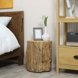 Concrete Finish Side Table, 17