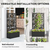 Raised Garden Bed with Trellis