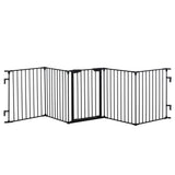 Foldable Dog Playpen Indoor for Small Medium Dogs with Door