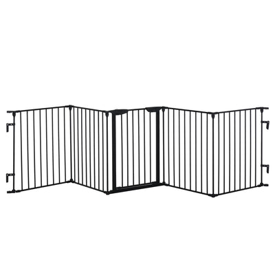 Foldable Dog Playpen Indoor for Small Medium Dogs with Door