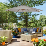 Parasol Patio Bois 10' x 8'