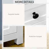 Sideboard, Modern Kitchen Storage Cabinet with Drawers and Adjustable Shelf