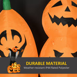 9ft Inflatable Halloween Decoration Pumpkin Ghost with Pumpkins
