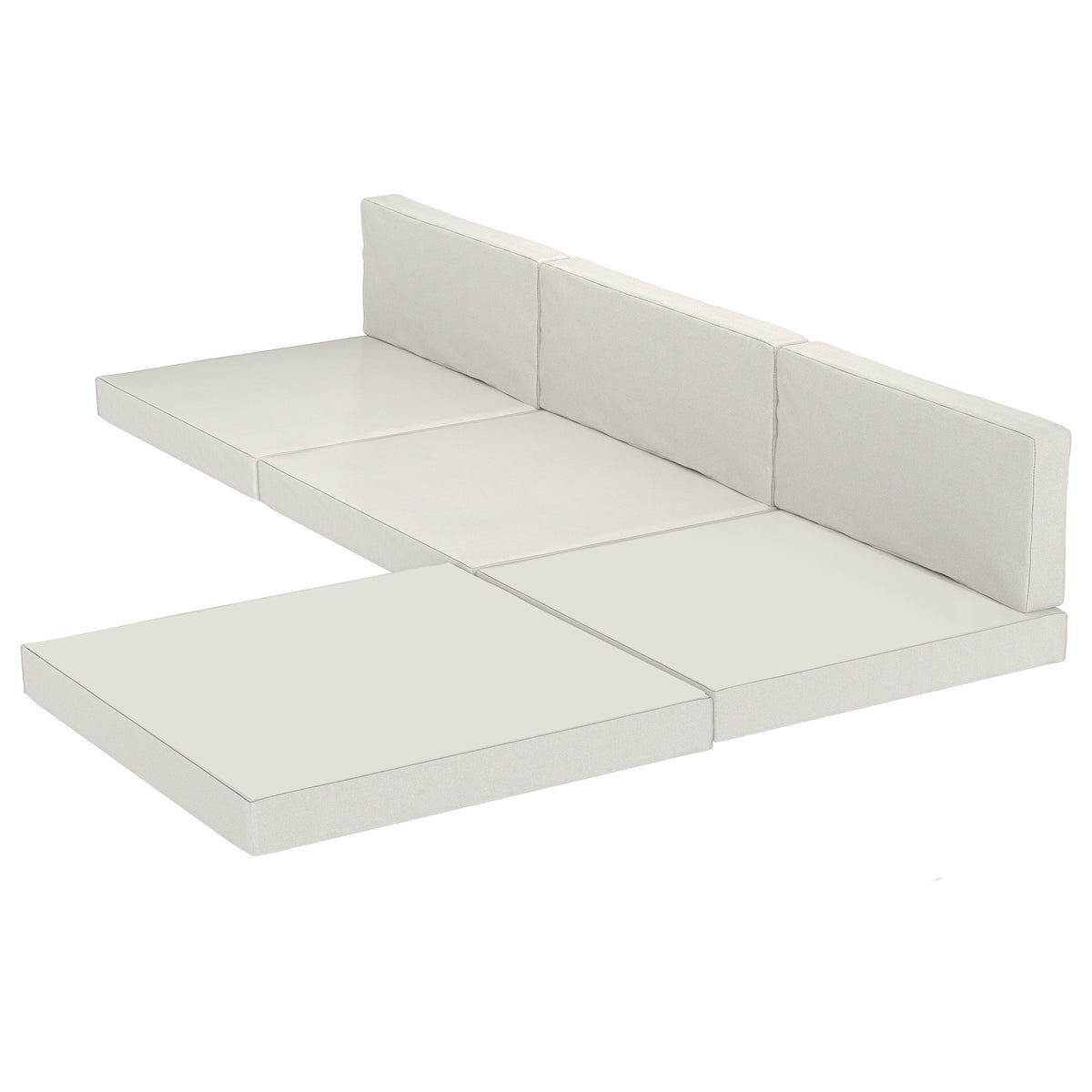 Patio Furniture Cushions Water-Repellent Outdoor Loveseat Cushion Removable Covers 23.6