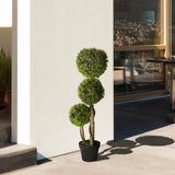 Set of 2 3FT Artificial Tree Bamboo Tree Fake Plants in Pot for Home Office Living Room Decor