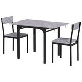 Foldable Dining Table Set for 2