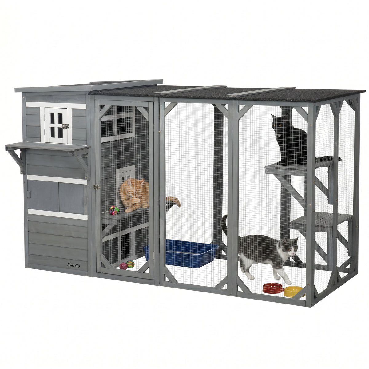 Wooden Cat Catio, 76