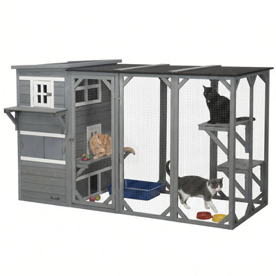 Wooden Cat Catio, 76