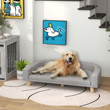 Sofa pour chiens pour grands chiens avec housse lavable