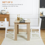 Dining Chairs Set of 2, Pine Wood Structure for Living Room and Dining Room