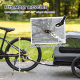 Dog Bike Trailer for Small & Medium Dogs up to 44 lbs