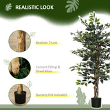 4.3FT Artificial Ficus Tree