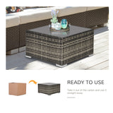 Rattan Garden Coffee Table, 25.6