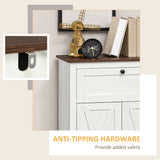 Farmhouse Sideboard Storage Cabinet with Doors and Drawer for Kitchen