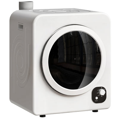Compact Laundry Dryer, 1300W Portable Clothes Dryer with 4 Drying Modes, Stainless Steel Tub