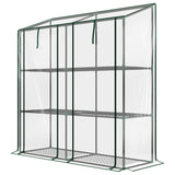 Portable Mini Greenhouse Green House with 3 Tier Shelves