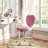 Heart Love Shaped Back Design Office Chair with Adjustable Height