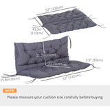 2 Seater Garden Bench Cushion
