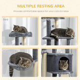 50 Inch Cat Tree, Bed