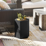 Table d'appoint hexagonale, Petite table d'extrémité avec 4 pieds ajustables pour intérieur