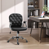 Office Chair, Computer Desk Chair with Adjustable Height and Tufted Back