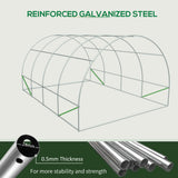 20x10x7ft Heavy Duty Tunnel Walk-in Greenhouse Outdoor Backyard Seed Plant Vegetables Grow Warm House