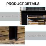 Aluminium Outdoor Dining Table for 6, 59