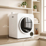 Clothes Dryer with 6 Drying Modes, Laundry Dryer with Stainless Steel Tub 18 lbs