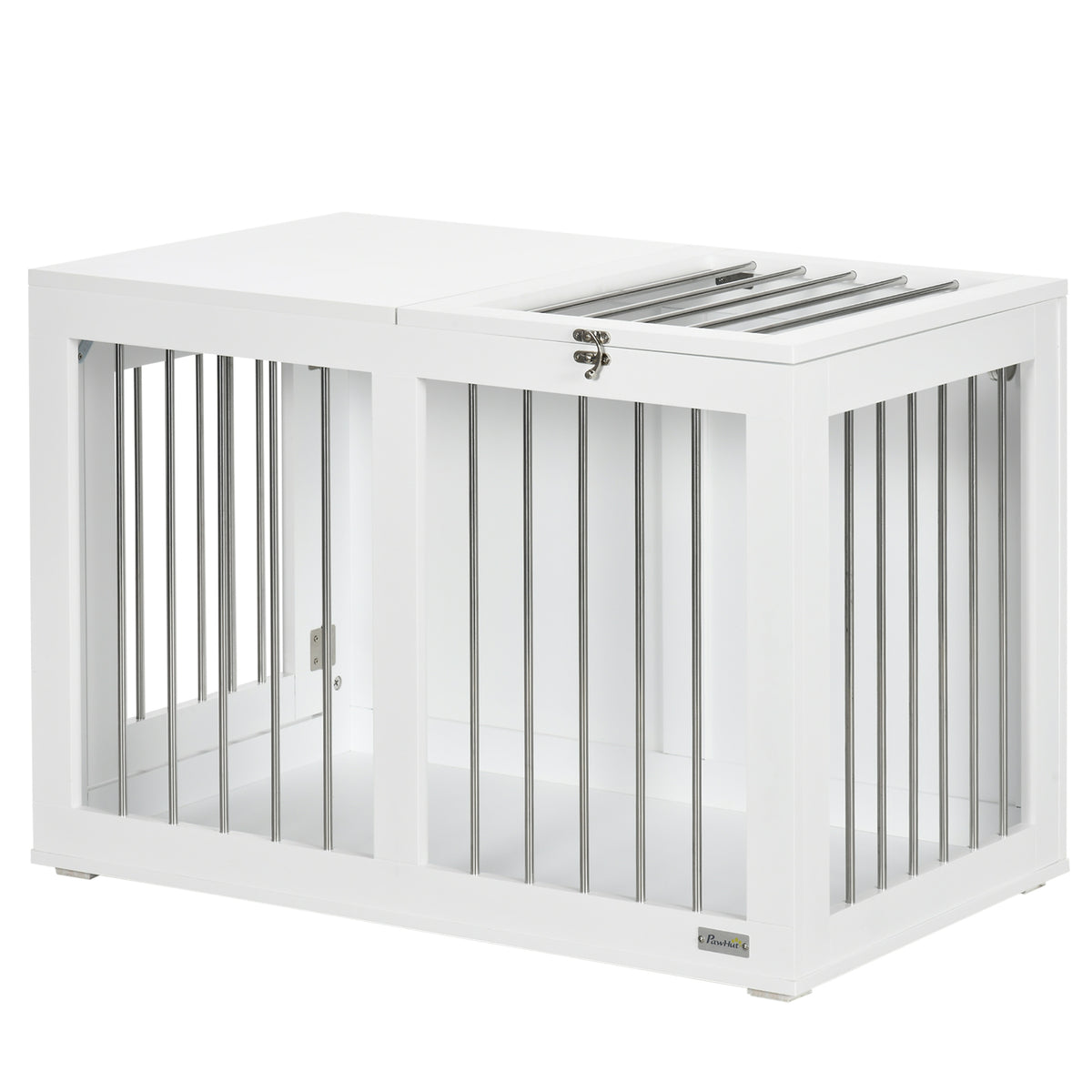 Meuble-cage pour chien 31,5 po avec portes doubles