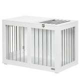 Meuble-cage pour chien 31,5 po avec portes doubles