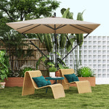 Patio Offset Umbrella UPF 50+ UV Protection