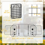 Dog Car Barrier for SUV, Adjustable Car Divider for Trunk Cargo Area, Heavy-Duty Steel Wire Mesh Barrier