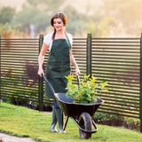 Clôture de jardin en métal piquets pour sol dur et mou, 5 ft(H) clôture d'extérieur avec pieds