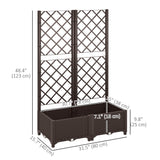 Raised Garden Bed with Trellis