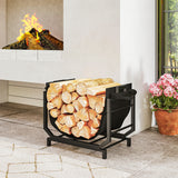Firewood Rack Outdoor, Indoor Fire Wood Storage Rack