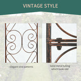 7.5ft Garden Metal Arch Outdoor Walkway Arbor for Decorative Climbing Vine Plants Party Wedding Ceremony Decoration Accessories