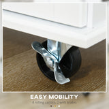 Kitchen Island on Wheels, Kitchen Cart with Drop Leaf, Drawers