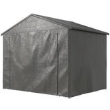 Remise portable 6' x 4', Ventilation et structure en métal galvanisé