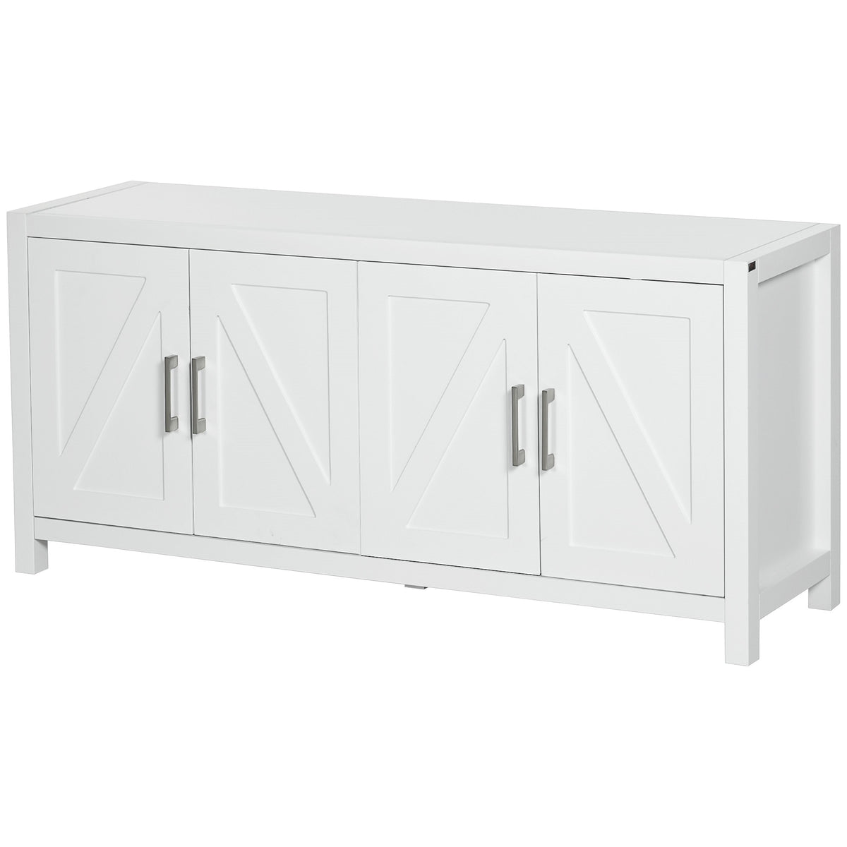 Sideboard Cabinet Buffets Table with Barn Style Doors TV Cabinet Stand for TVs up to 65