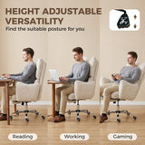 Office Chair with Foot Rest, Ergonomic Reclining Computer Gaming Chair w