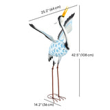Flying Crane Garden Statue, 42.5