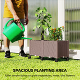 Jardinière surélevée en plastique