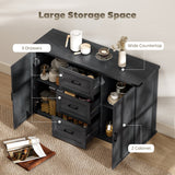 Sideboard with 3 Drawers and 2 Doors, 47