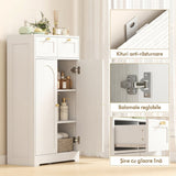 Bathroom Floor Cabinet with 2 Drawers