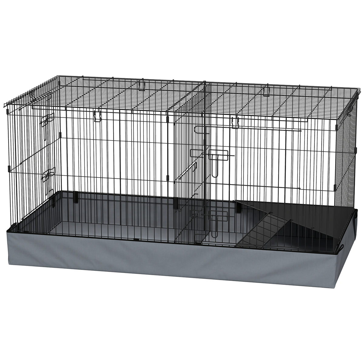 Guinea Pig Cage with Removable Top, 2 Separate Area