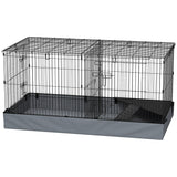 Guinea Pig Cage with Removable Top, 2 Separate Area