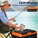 12 Volt Car Refrigerator, 12/24V DC and 100-240V AC, -4-68 ℉