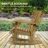 Wooden Outdoor Rocking Chair